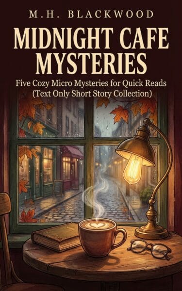 Midnight Cafe Mysteries: Five Cozy Micro Mysteries for Quick Reads (Text Only Short Story Collection)