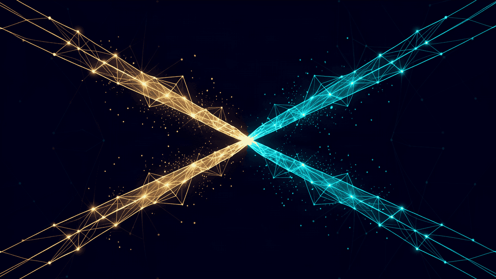 comptia pentest+ vs ceh - abstract dark theme illustration